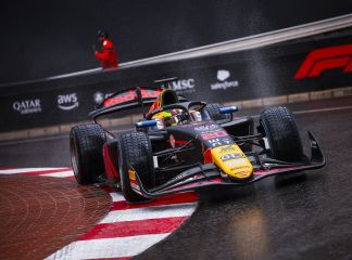 Hadjar sur le podium à Monaco