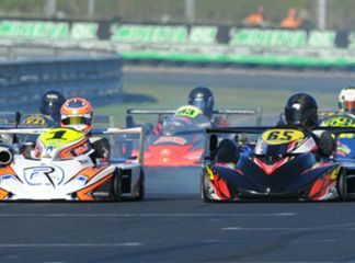 Manche finale en Superkart