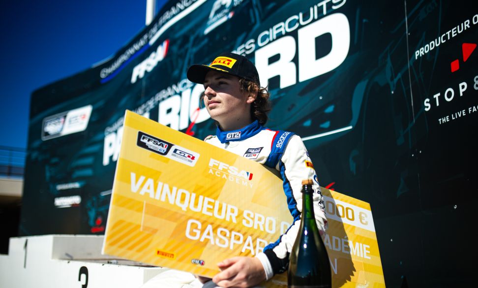 SRO GT Académie : Gaspard Simon lauréat et en route vers le GT World Challenge Europe